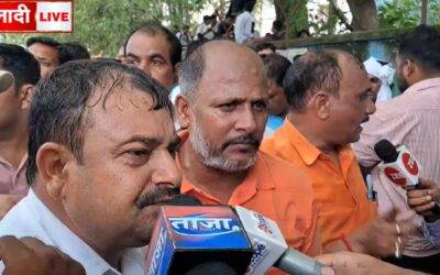 मुख्यमंत्री आवास का घेराव करने जा रहे पारा शिक्षकों को रोकने के लिए पुलिस ने छोड़े आशु गैस के गोले