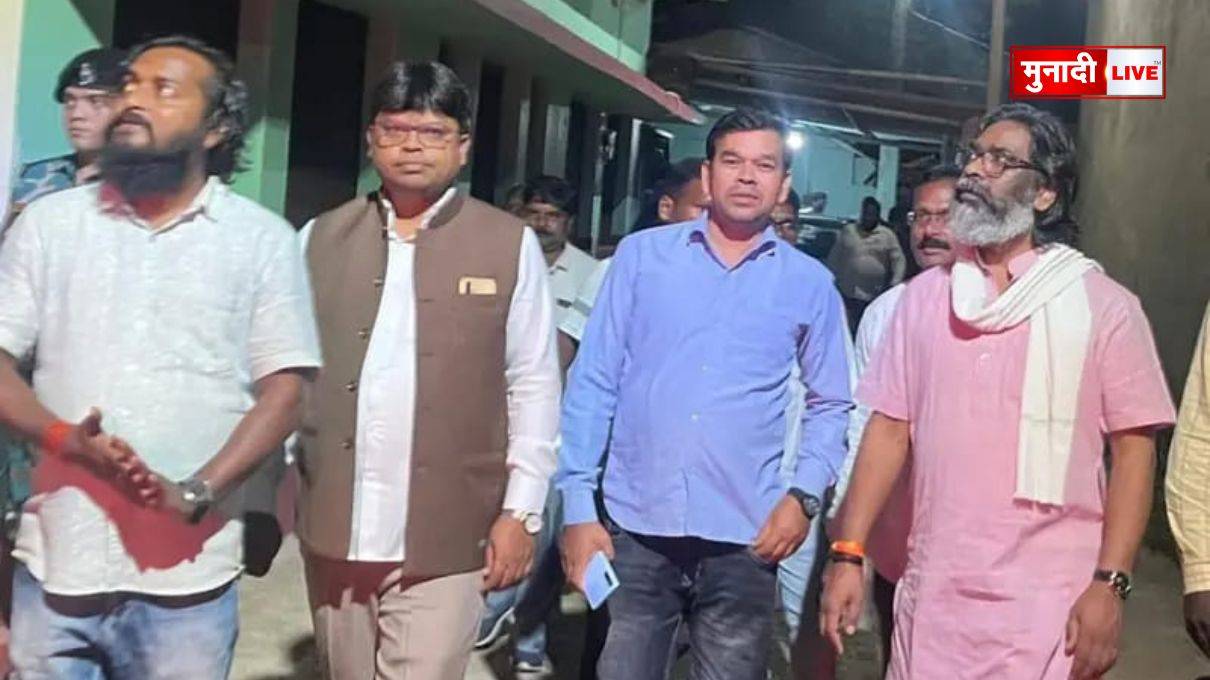 मुख्यमंत्री हेमंत सोरेन ने विधानसभा चुनाव से पहले अपने पैतृक गांव नेमरा में की कुल देवता की पूजा 1 चुनाव 2024