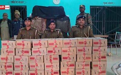 विदेशी शराब जब्त