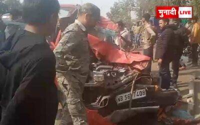 प्रयागराज महाकुंभ से लौट रहे सड़क दुर्घटना में दो महिलाओं की मौत, तीन लोग गंभीर रूप से घायल road accident