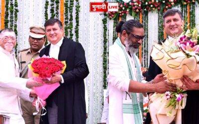 झारखंड हाईकोर्ट को मिला नया मुख्य न्यायाधीश, जस्टिस तरलोक सिंह चौहान ने ली शपथ Chief Justice Tarlok singh Chouhaan (1)