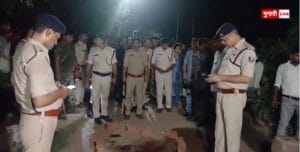 भोजपुर पुलिस फायरिंग शराब छापेमारी
