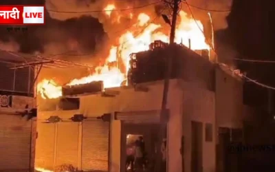 Fire in Harmu Ranchi