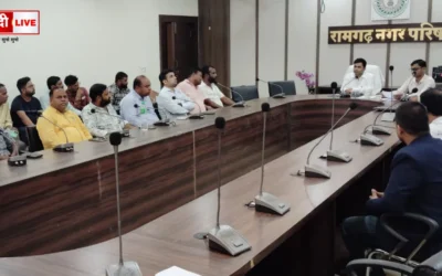 mgarh Municipal Council Durga Puja Meeting