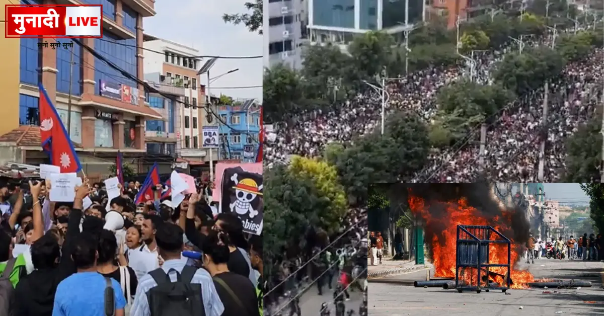 Violent protest in Nepal