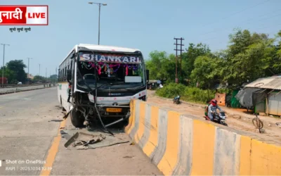 Bus accident on Jamshedpur Baharagora route 1 1