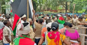 Jharkhand Agitator Protest