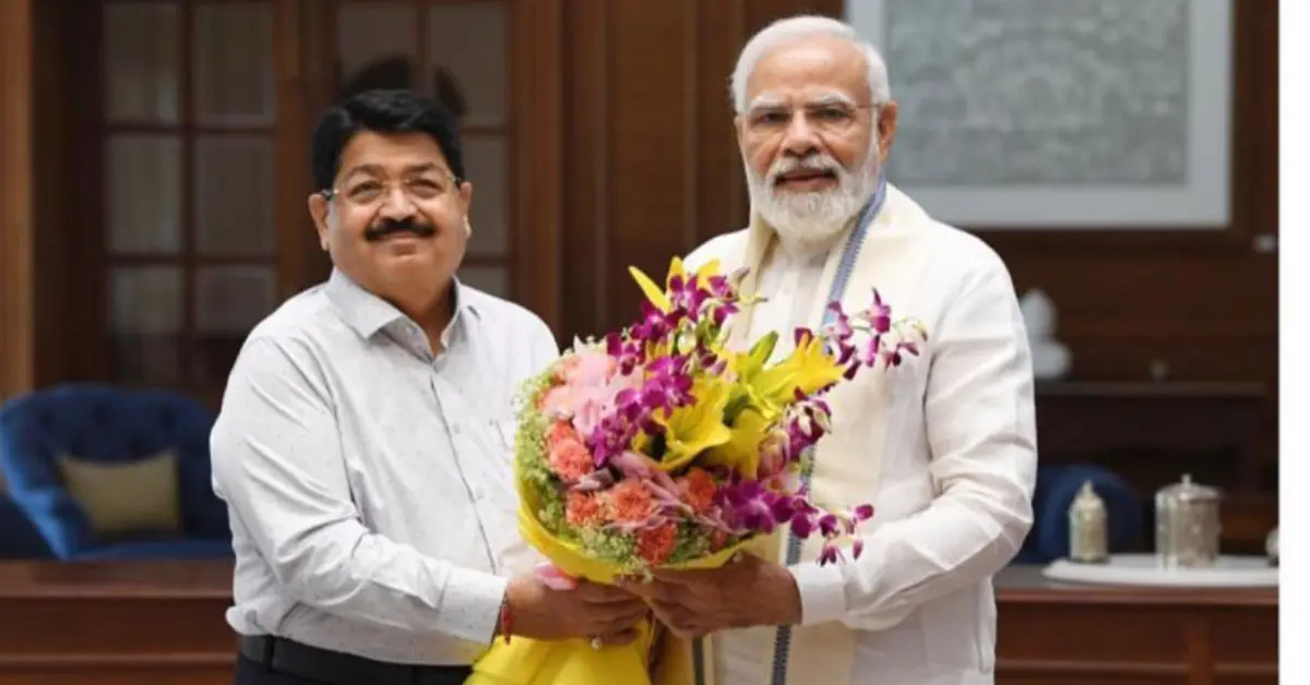 Parimal Nathwani PM Modi Meeting