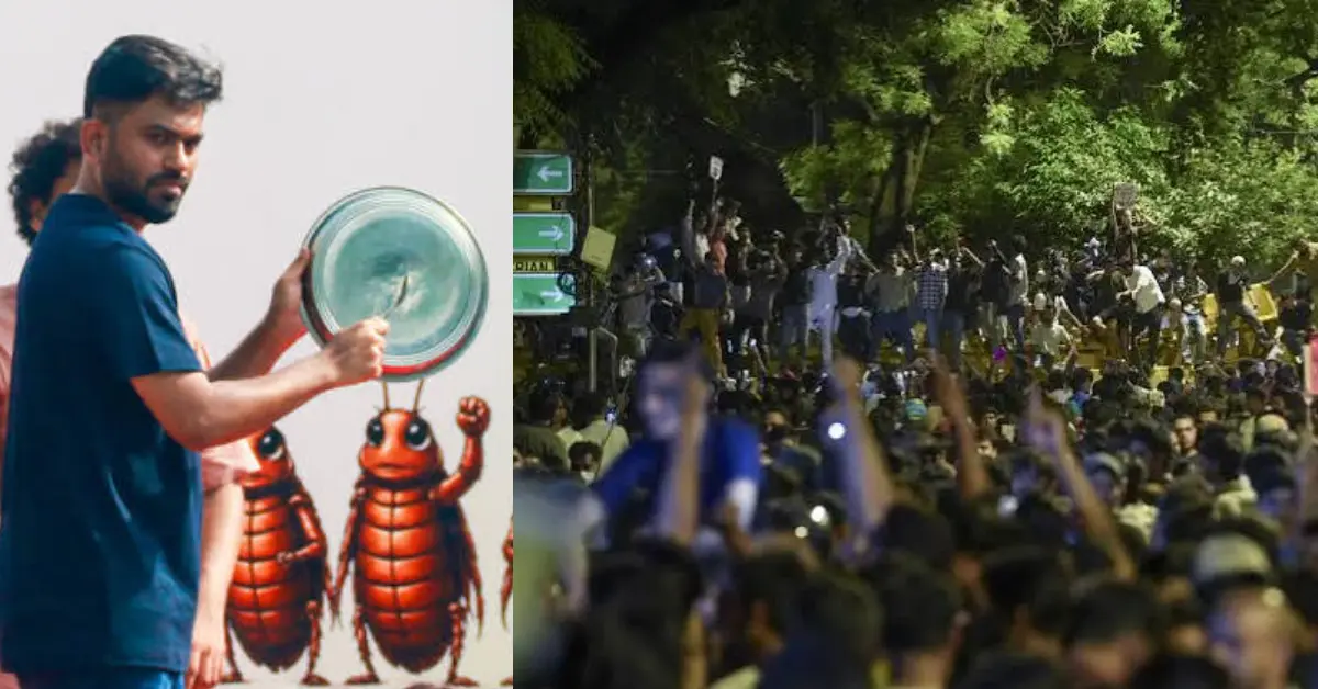 Cockroach Party protest