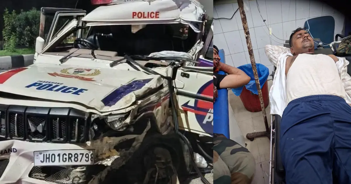 Dhanbad Police Road Accident