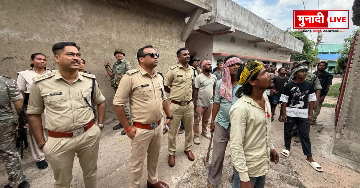Dhanbad bulldozer action
