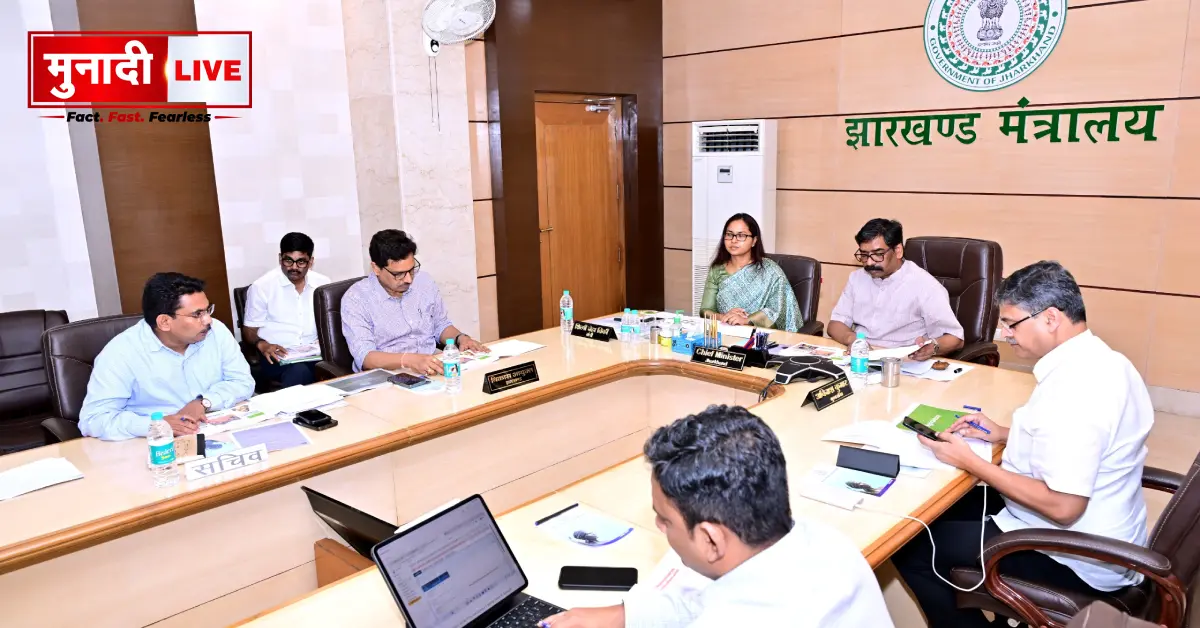 Hemant Soren Agriculture Review Meeting