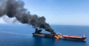 Hormuz Oil Tanker Explosion