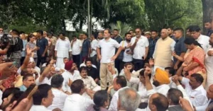 Rahul Gandhi protest PM residence
