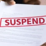 Sanjay Kumar Jha Suspended
