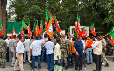 BJP Protest Ranchi