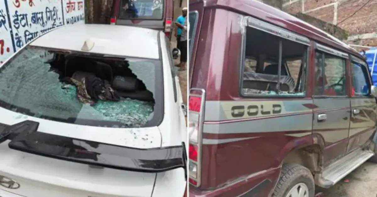 Car Vandalism Ranchi