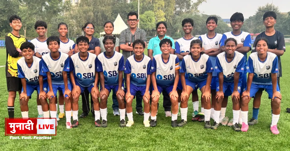 Gumla girls Subroto Cup champions