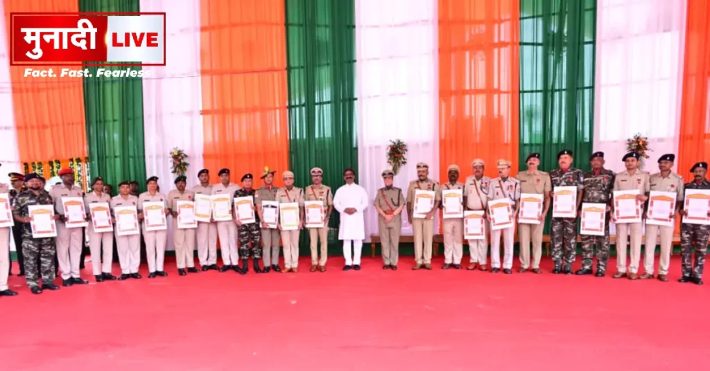 Hemant Soren Police Medals
