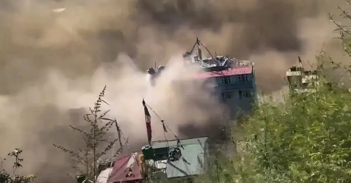 Nepal Bhotekoshi River Flood