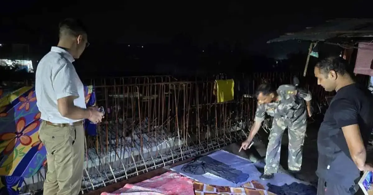 Palamu NHAI construction site firing