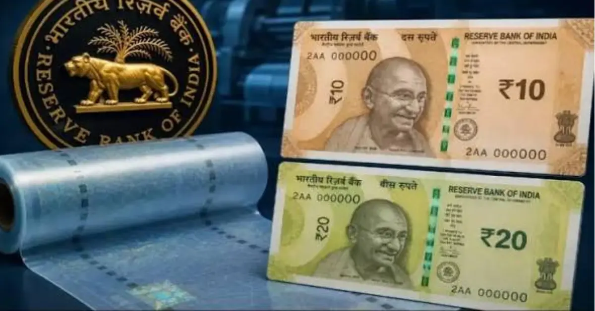 Rs 10 Polymer Note