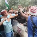 Stone-pelting near Assembly