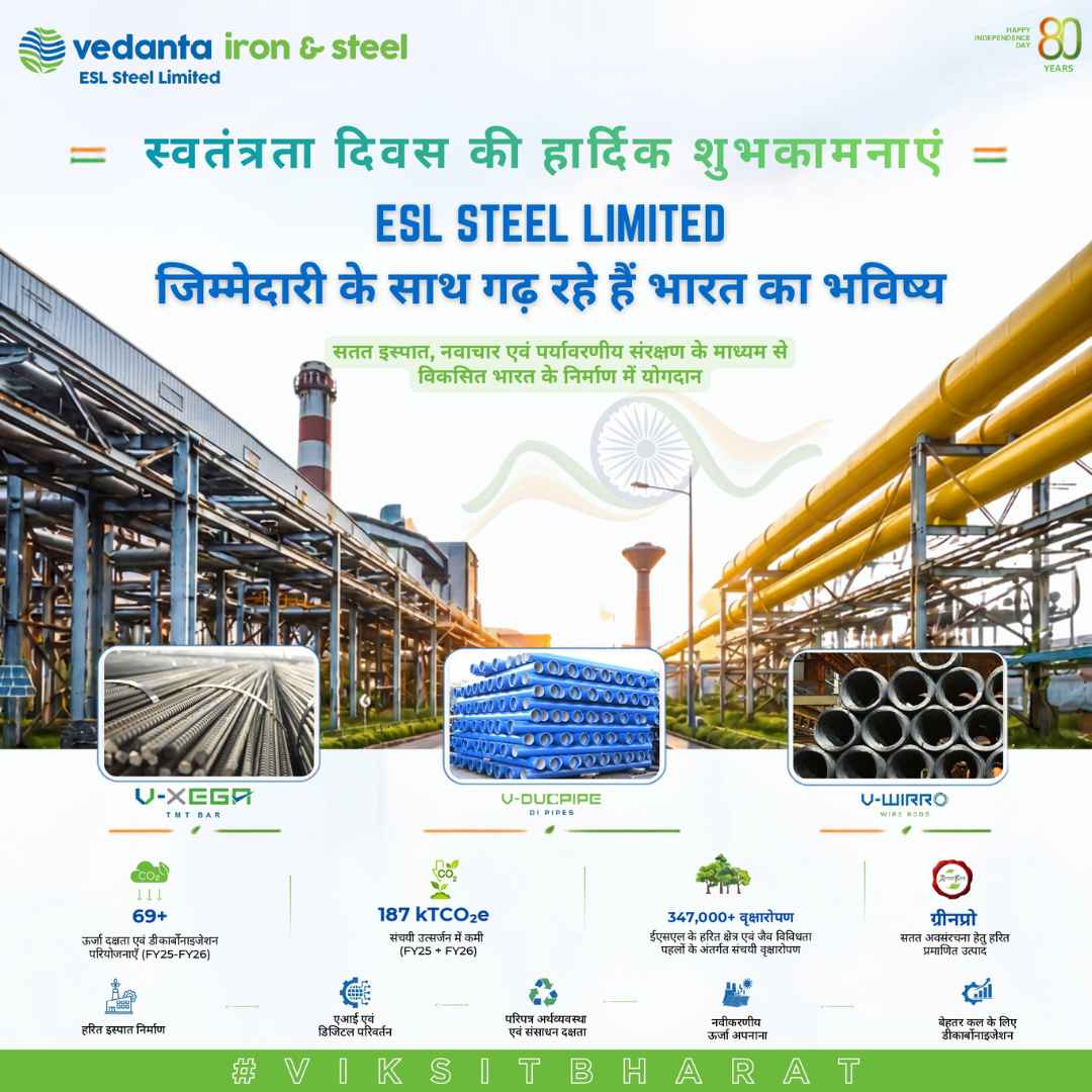 Vedanta iron steel