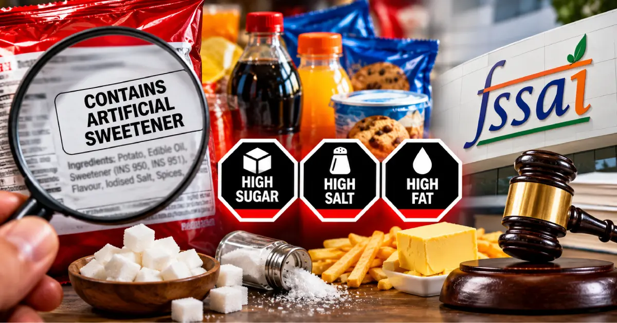 Artificial Sweetener Food Label