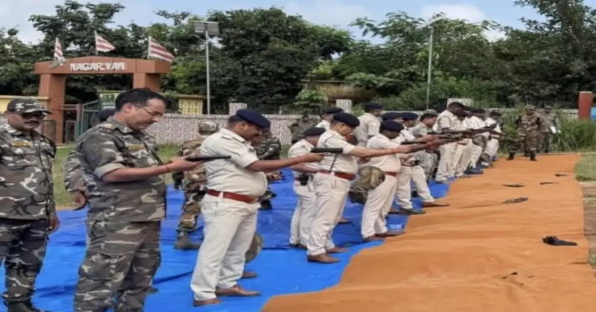 Ranchi Police Firing Practice