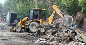 Ranchi settlement bulldozer action