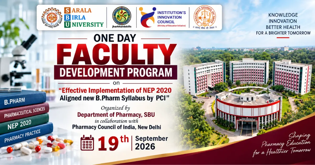 Sarala Birla University FDP