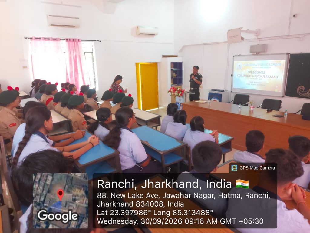 सैनिकों के साहस और अनुशासन से रूबरू हुए कैंब्रियन स्कूल के छात्र 67 WhatsApp Image 2026 09 30 at 16.17.18