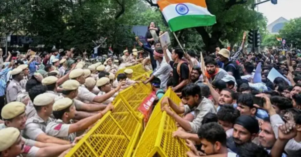 Delhi cjp protest