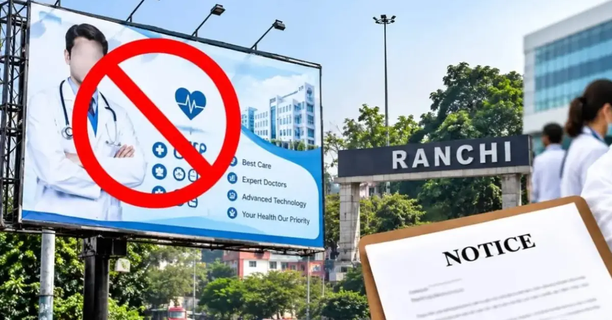 Notices to doctors in Ranchi