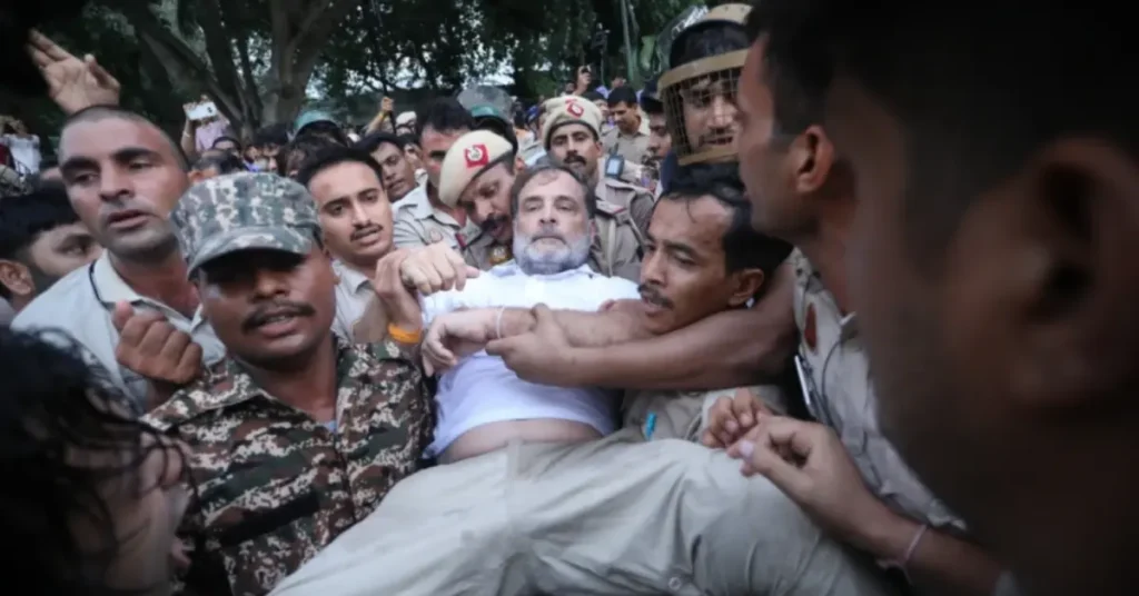 Rahul Gandhi Detained