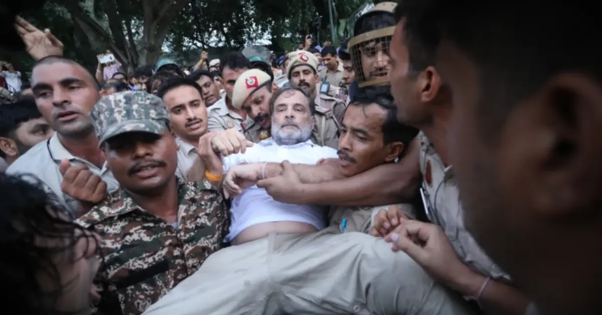 Rahul Gandhi Detained