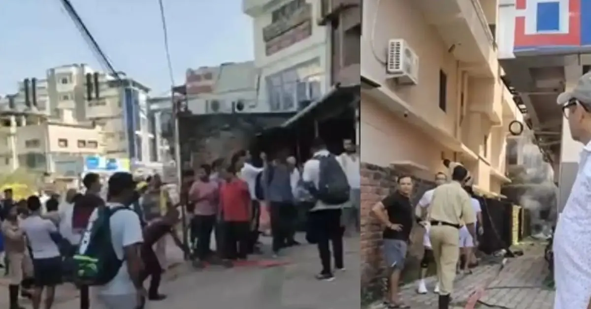 Ranchi Hinu HDFC Bank fire
